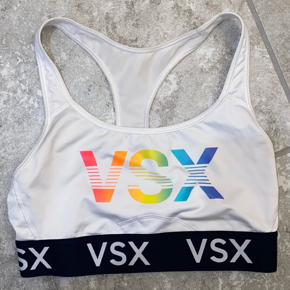 Victoria’s Secret VSX sports bra. Rainbow color🌈